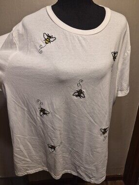 Twelfth Love Sparkle Sequence Bumble Bee Tshirt 3XL